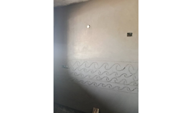 DRA Polaris construction update on 30 September 2026 showing seventh-floor flat internal plastering work in Madhavaram, Chennai.