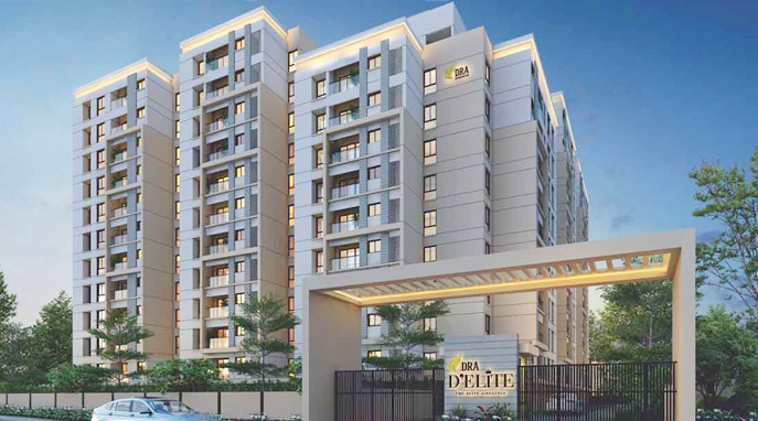 front-elevation-of-dra-delite-flats-in-chennai-shollinganallur