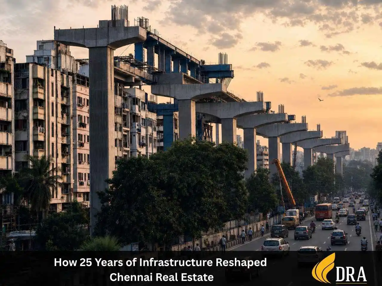 How Chennai’s Property Market Evolved With Infrastructure Chennai infrastructure and metro construction shaping residential property growth
